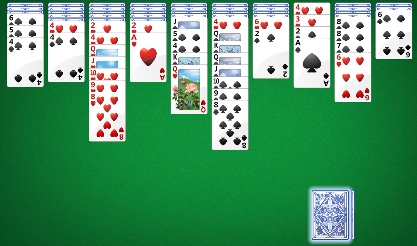 spider solitaire free online game